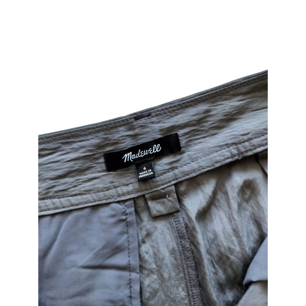 Madewell Women's Thunder Cloud The Harlow Wide Leg Cargo Pants Size 6 - Picture 12 of 13